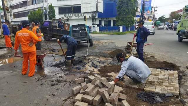 DPU Makassar Gerak Cepat Respon Aduan Warga