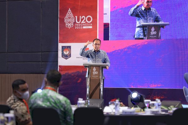 Jadi Narasumber Road to G20, Wali Kota Danny Paparkan Pertumbuhan Ekonomi Makassar Lewat Digitalisasi