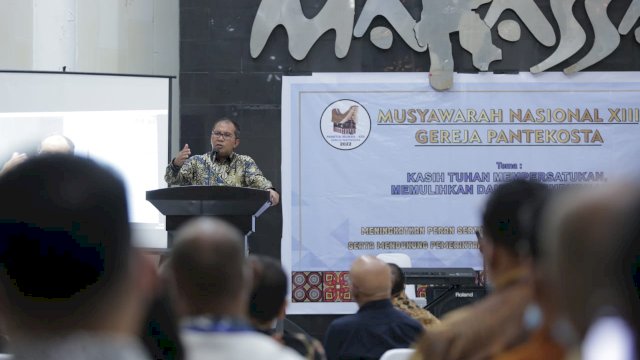 Wali Kota Danny Hadiri Munas Gereja Pantekosta XII