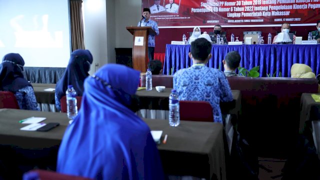 Tingkatkan Kinerja, BKPSMD Gelar Sosialisasi Kinerja PNS dan ASN Lingkup Pemkot Makassar