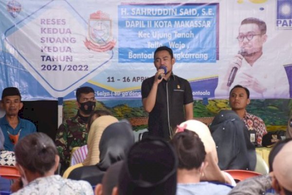 Sahruddin Said Reses di Kelurahan Gaddong