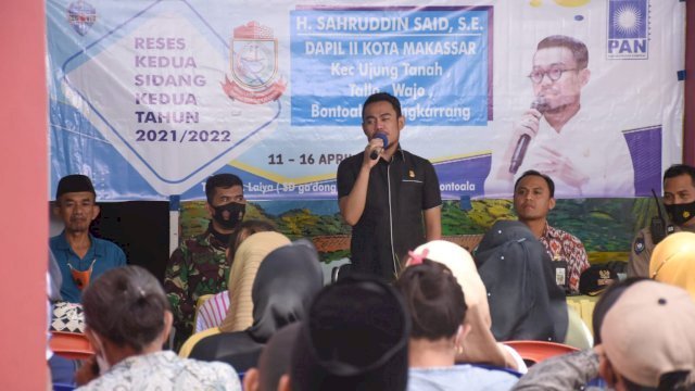 Sahruddin Said Reses di Kelurahan Gaddong