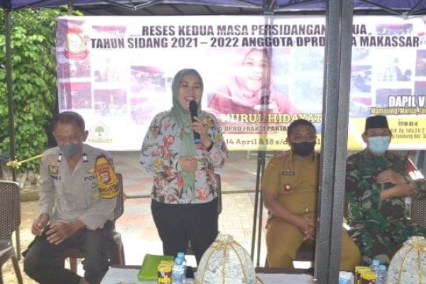 Legislator Partai Golkar Nurul Hidayat Reses di Parang Tambung