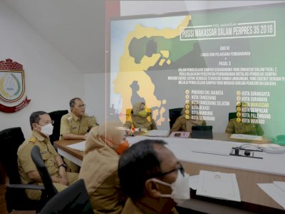 Tindak Lanjut PSEL Kota Makassar, Wali Kota Makassar Gelar Rapat Virtual Bersama KPK
