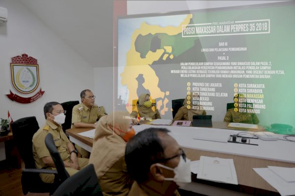 Tindak Lanjut PSEL Kota Makassar, Wali Kota Makassar Gelar Rapat Virtual Bersama KPK