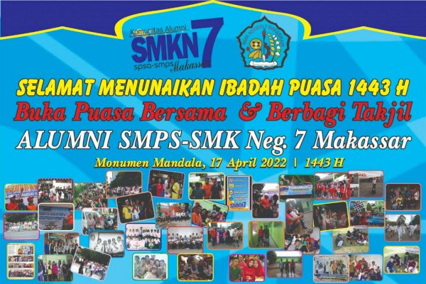 Berikut Agenda Alumni Community SMPS-SMK Negeri 7 Makassar di Bulan Ramadhan