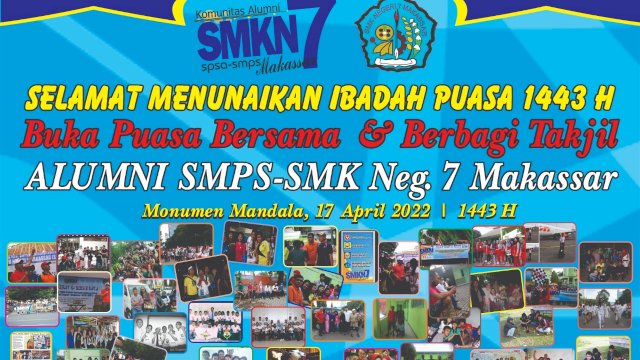 Berikut Agenda Alumni Community SMPS-SMK Negeri 7 Makassar di Bulan Ramadhan