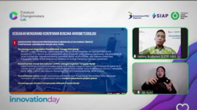 Kepala Bappeda Makassar Jadi Pembicara di Talk Show Innovation Day