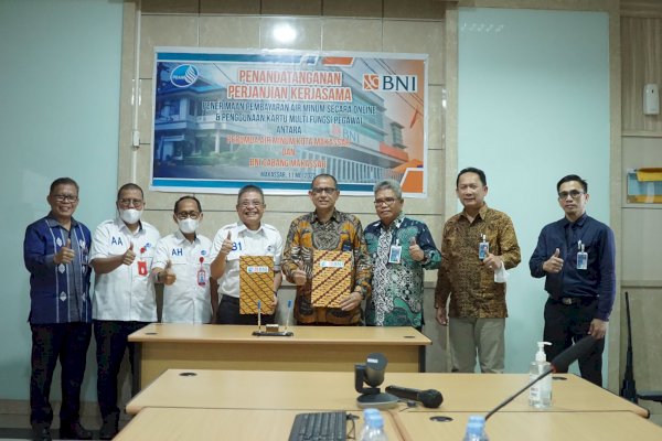 Sependapat Untuk Layani Masyarakat, PDAM Makassar Teken MoU dengan Bank BNI