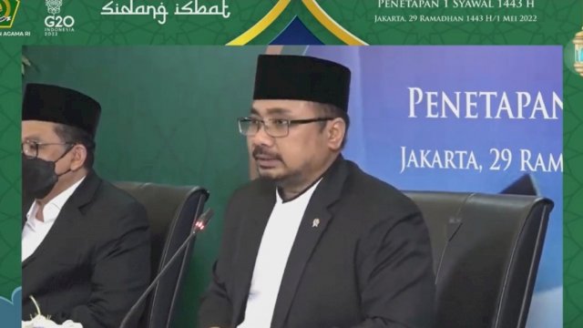 Pemerintah Tetapkan Idul Fitri 1443 Senin 2 Mei