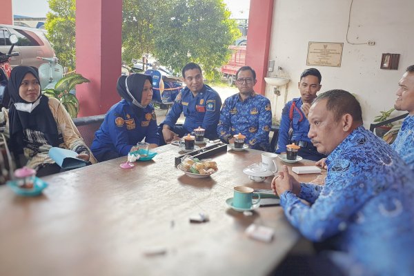 Damkar Makassar Terima Kunker Dari Gowa dan Takalar, Ini yang Dibahas