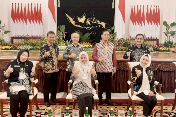 Bahas Belanja Produk Dalam Negeri, Inspektur Kota Makassar Rapat Bareng Presiden Jokowi