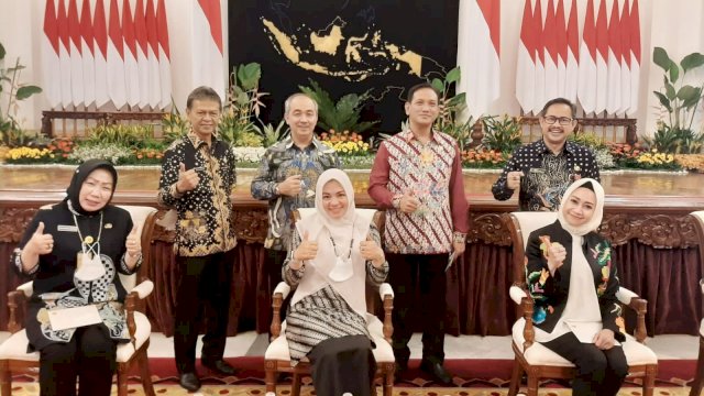 Bahas Belanja Produk Dalam Negeri, Inspektur Kota Makassar Rapat Bareng Presiden Jokowi