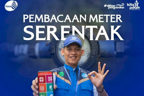 Besok, PDAM Makassar Lakukan Pembacaan Meter Secara Serentak