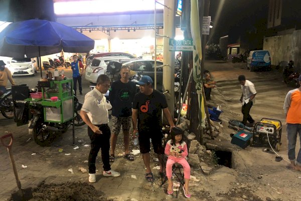 Tanpa kata Lelah, Beni Iskandar Pagi Baca Meter Malam Tinjau Kebocoran