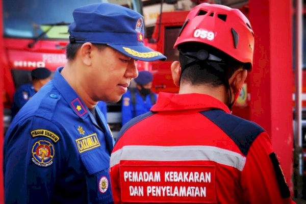 Tidak Hanya Handal Tangani Api, Damkar Makassar Juga Cakap Menyelamatkan