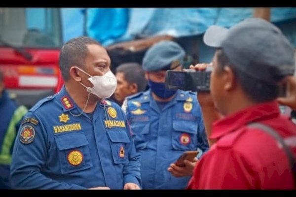 Sepanjang Kerugian Materil Kebakaran di Makassar Tembus Puluhan Milyar