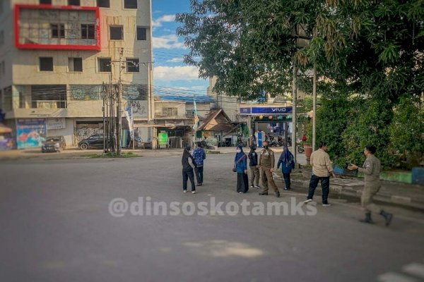 TRC Dinsos Makassar Lakukan Patroli Jaring PMKS