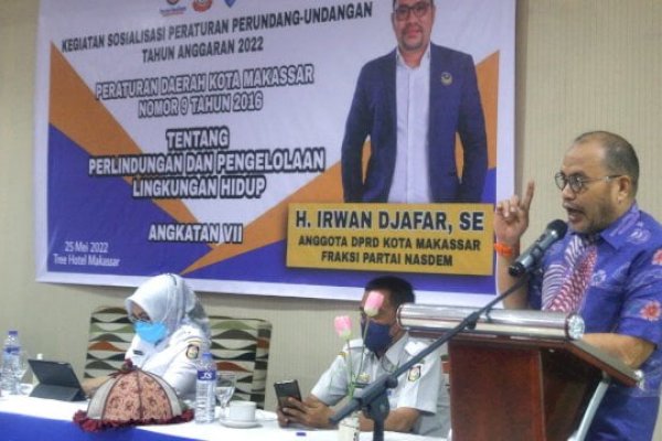 Irwan Djafar Ajak Warga Makassar Lestarikan lingkungan Hidup