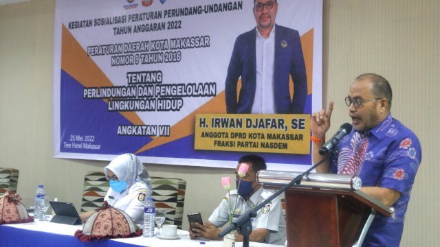 Irwan Djafar Ajak Warga Makassar Lestarikan lingkungan Hidup