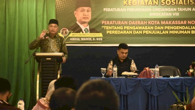 Abdul Wahid: Peredaran Minol di Makassar Dikontrol Perda