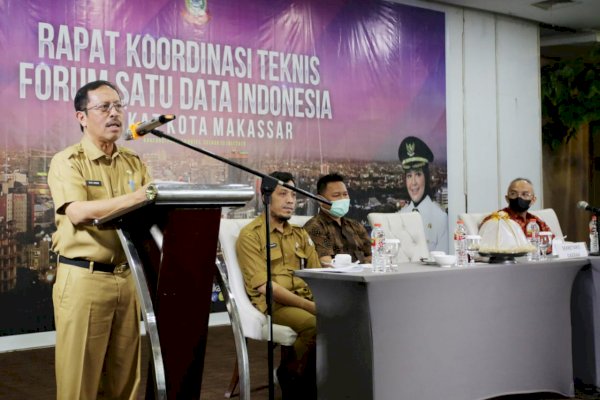 Bentuk Kesepahaman SKPD, Bappeda Gelar Rapat Teknis Forum Satu Data Indonesia Tingkat Kota Makassar