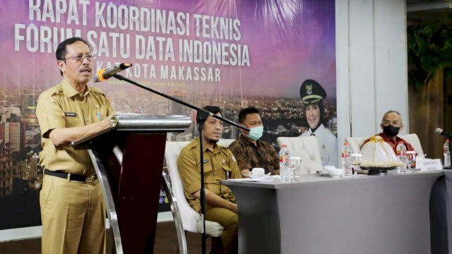 Bentuk Kesepahaman SKPD, Bappeda Gelar Rapat Teknis Forum Satu Data Indonesia Tingkat Kota Makassar