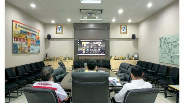 DPU Kota Makassar Ikuti Penyampaian Dirjen Cipta Karya