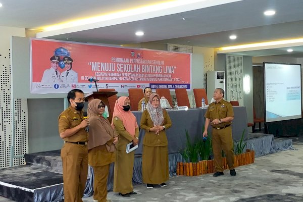 Menuju Sekolah Bintang Lima, Dinas Perpustakaan Gelar Pembinaan Perpustakaan