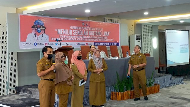 Menuju Sekolah Bintang Lima, Dinas Perpustakaan Gelar Pembinaan Perpustakaan