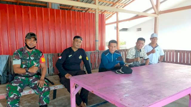 Lurah Lae lae Pantau Kantibmas dan Kebersihan Pulau Gusung