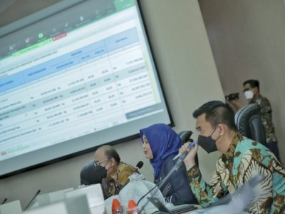 Rakor Monev Wawali Makassar Dorong SKPD Percepat Realisasi Belanja APBD Triwulan ll 2022