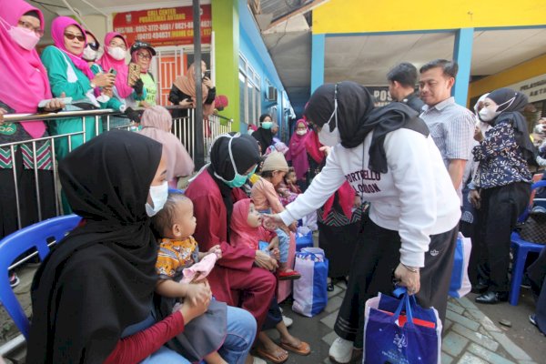 Wakil Wali Kota Bagikan Makanan Tambahan untuk Balita di Puskesmas Antang Tekan Angka Stunting