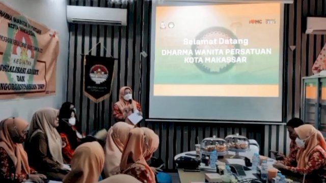 DWP Kota Sosialisasi AD/ART di BPBD Makassar