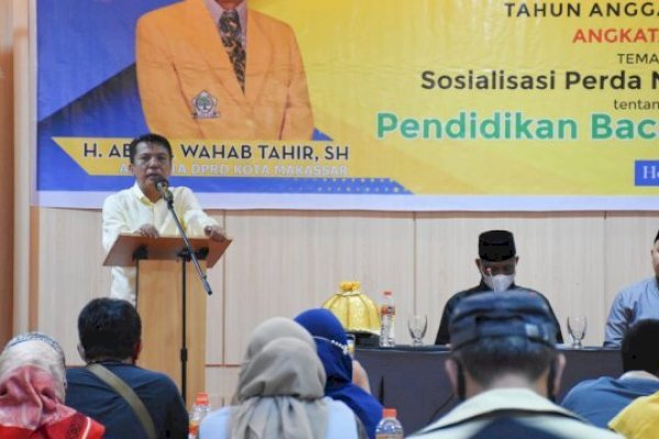 Wahab Tahir Sosialisasikan Perda Pendidikan Baca Tulis Alquran