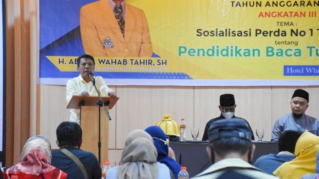 Wahab Tahir Sosialisasikan Perda Pendidikan Baca Tulis Alquran