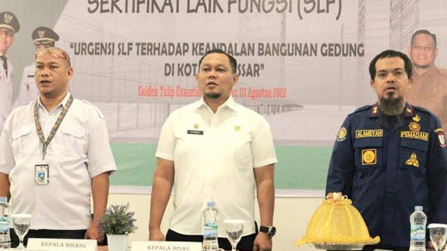 Distaru Makassar Gelar Sosialisasi Sertifikasi Laik Fungsi Bangunan Gedung