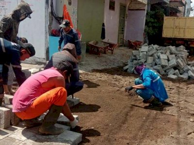 DPU Makassar Lakukan Pemeliharaan Jalan dan Drainase di 312 Lokasi Lorong Wisata