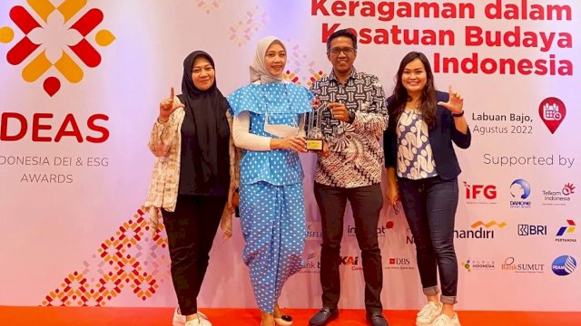 Bikin Bangga, Perumda Air Minum Kota Makassar Raih Penghargaan Prestisius di Ajang IDEAS 2022