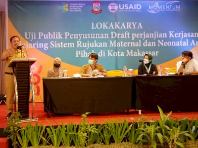 Pemkot Makassar – USAID Gelar Uji Publik Rancangan Perjanjian Kerja Sama Tekan AKI dan AKB