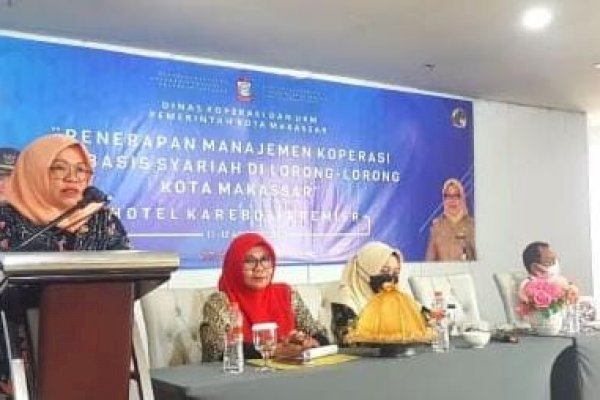 Diskop UKM Makassar Gelar Pelatihan Menajemen Koperasi Syariah