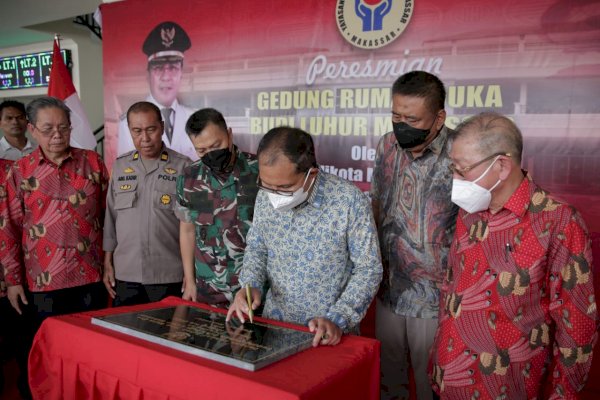 Danny Pomanto Resmikan Rumah Duka Yayasan Budi Luhur Makassar