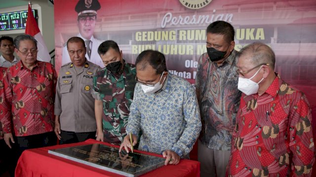 Danny Pomanto Resmikan Rumah Duka Yayasan Budi Luhur Makassar