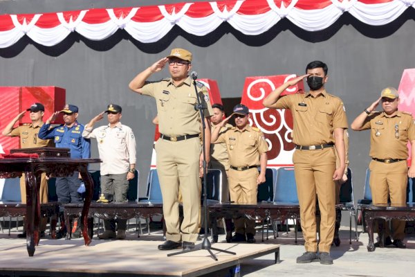 Pemkot Makassar Siapkan 65 Meter Dan 77 Lembar Bendera Merah Putih Sambut Kemerdekaan RI