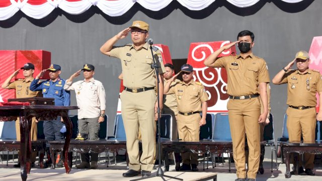 Pemkot Makassar Siapkan 65 Meter Dan 77 Lembar Bendera Merah Putih Sambut Kemerdekaan RI