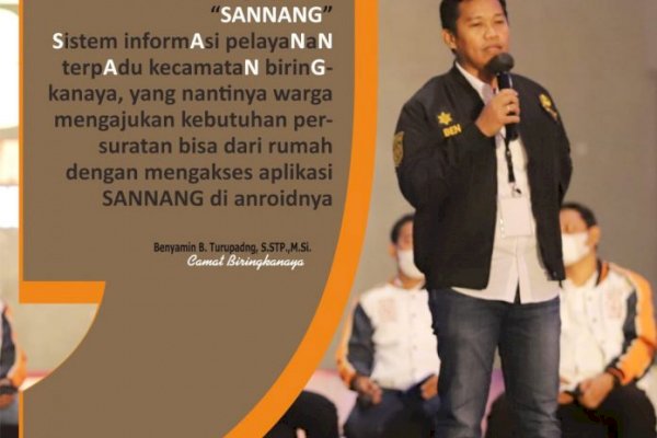 Camat Biringkanaya Paparkan Program Andalan di Rakorsus