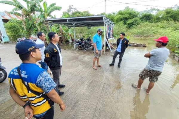 Camat Biringkanaya Pantau Lokasi Banjir di Katimbang