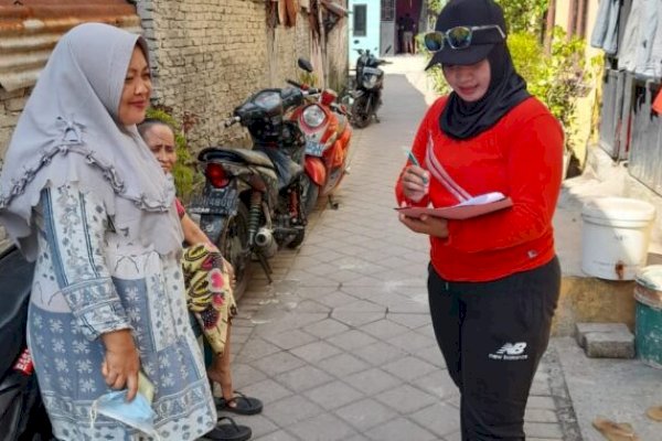 Dispora Makassar Lakukan Pendataan Longwis di Tallo
