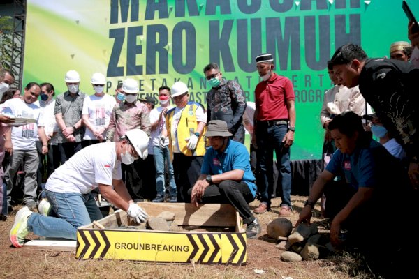 Makassar Menuju Zero Kumuh, Danny Pomanto Ground Breaking Program RISE di Untia