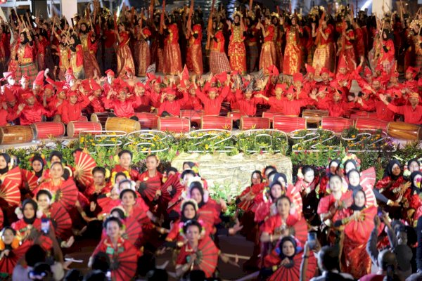 Bawakan 2 Jenis Tarian, 500 Penari Meriahkan Pembukaan Makassar F8